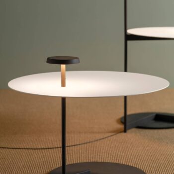 Vibia Flat LED lampa 43 cm biela, stmievateľná