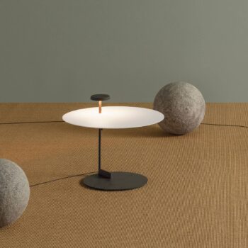 Vibia Flat LED lampa 43 cm biela, stmievateľná