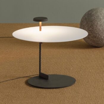 Vibia Flat LED lampa 43 cm biela, stmievateľná