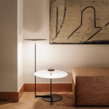 Vibia Flat LED lampa 90 cm sivá L1, stmievateľná