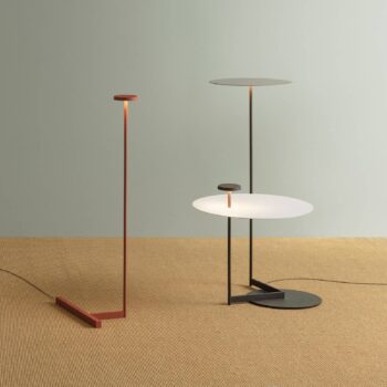 Vibia Flat LED lampa 90 cm sivá L1, stmievateľná