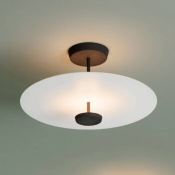 Vibia Flat stropné LED svetlo 2-pl. Ø 55 cm biele