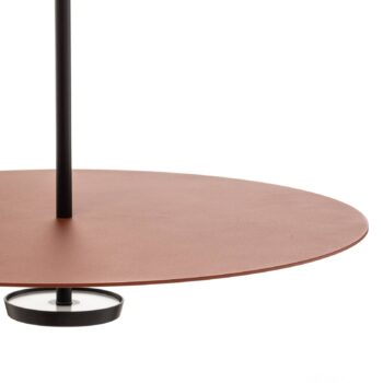 Vibia Flat závesné LED svetlo 1pl. Ø 55cm terakota