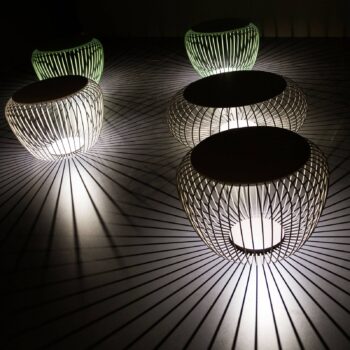 Vibia Meridiano 4710 vonkajšie svetlo Ø64 cm, krém