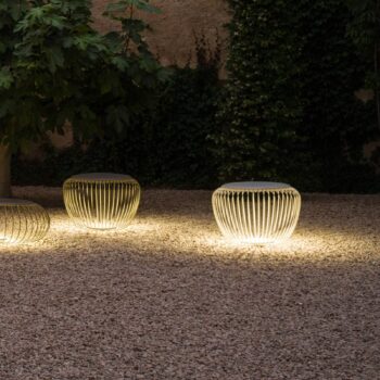 Vibia Meridiano 4710 vonkajšie svetlo Ø64 cm, krém