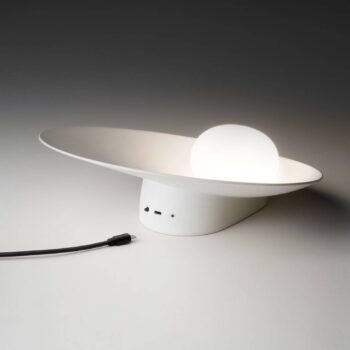 Vibia Musa 7404 stolná lampa s batériou, taupe
