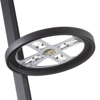 Vibia Palma 3710 nástenné LED svietidlo, grafit
