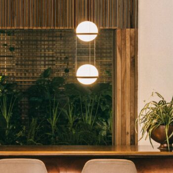 Vibia Palma 3726 závesné LED svietidlo 2-pl grafit