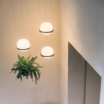 Vibia Palma 3726 závesné LED svietidlo 2-pl grafit