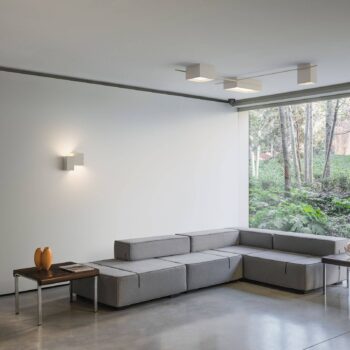Vibia Structural 2602 nástenné LED, svetlosivé