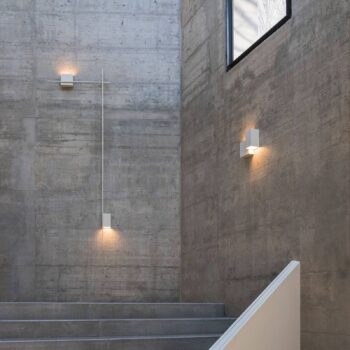 Vibia Structural 2602 nástenné LED, svetlosivé