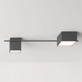 Vibia Structural 2640 stropné svietidlo, tmavosivé