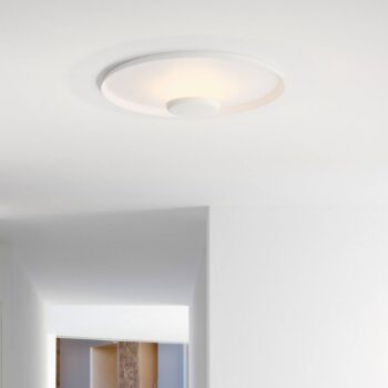 Vibia Top nástenné LED svietidlo Ø 60 cm biela