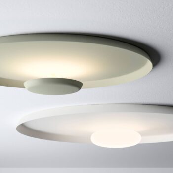 Vibia Top nástenné LED svietidlo Ø 60 cm biela