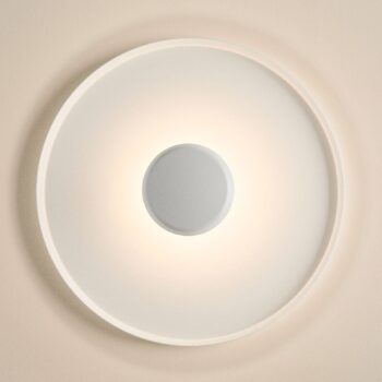 Vibia Top nástenné LED svietidlo Ø 60 cm biela