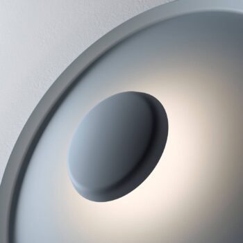 Vibia Top nástenné LED svietidlo Ø 60 cm modrá L1