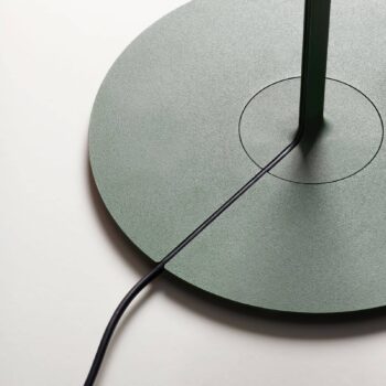 Vibia Warm 4901 stolná lampa, Ø 42 cm, zelená