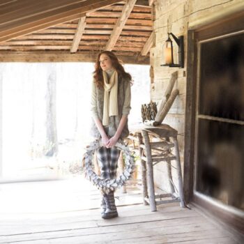 Vidiecko-rustikálne vonkajšie svietidlo Quincy