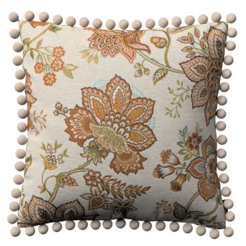Viera s brmbolcami, béžové kvety, 45 x 45 cm, Intenso Premium, 144-27