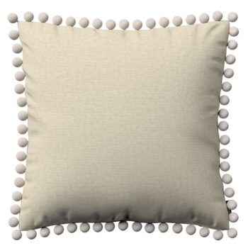 Viera s brmbolcami, ecru, 45 x 45 cm, Chenille, 162-06