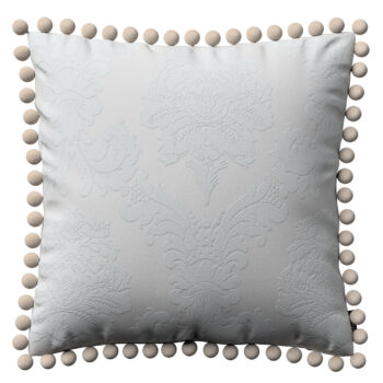 Viera s brmbolcami, sivá, 45 x 45 cm, Damasco, 613-81