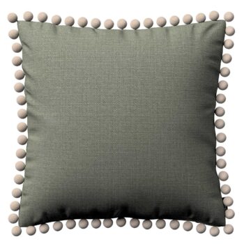 Viera s brmbolcami, svetlá khaki, 45 x 45 cm, Living 2, 161-11