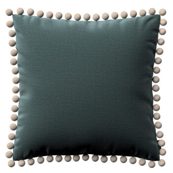 Viera s brmbolcami, vyblednutý smaragd, 45 x 45 cm, Ingrid, 705-36