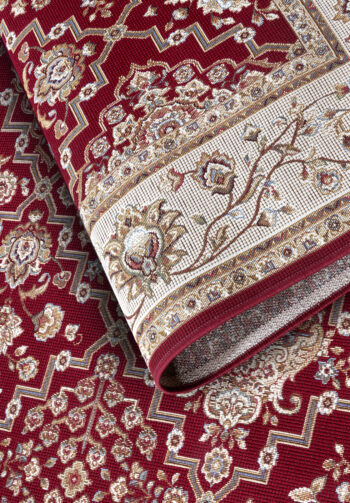 Villeroy & Boch, AKCIA: 160x235 cm Kusový koberec Villeroy & Boch 106057 Red, Cream – na von aj na doma, červená, chodba / predsieň