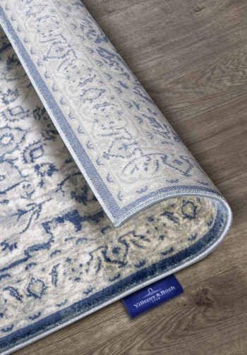 Villeroy & Boch, Behúň Villeroy & Boch 106122 Cream, Blue, 80x240, modrá, obývacia izba