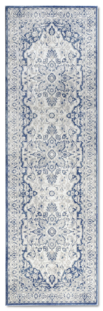 Villeroy & Boch, Behúň Villeroy & Boch 106122 Cream, Blue, 80x240, modrá, obývacia izba