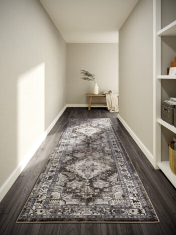 Villeroy & Boch, Behúň Villeroy & Boch 106124 Brown, Cream, 80x240, hnedá, obývacia izba