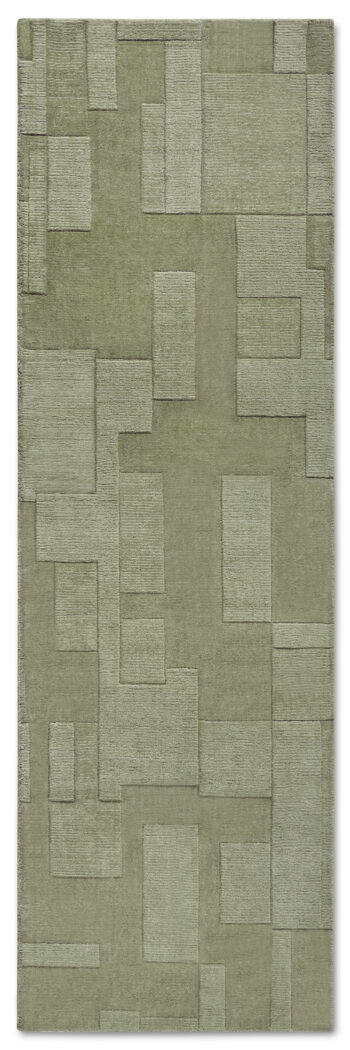 Villeroy & Boch, Behúň Villeroy & Boch 106182 Green, 80x250, zelená, obývacia izba