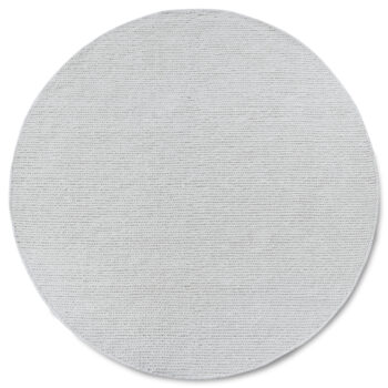 Villeroy & Boch, Kusový koberec Villeroy & Boch 106048 White kruh, 200x200 (priemer) kruh, biela, obývacia izba