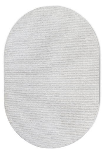 Villeroy & Boch, Kusový koberec Villeroy & Boch 106048 White ovál, 160x230 ovál, biela, obývacia izba