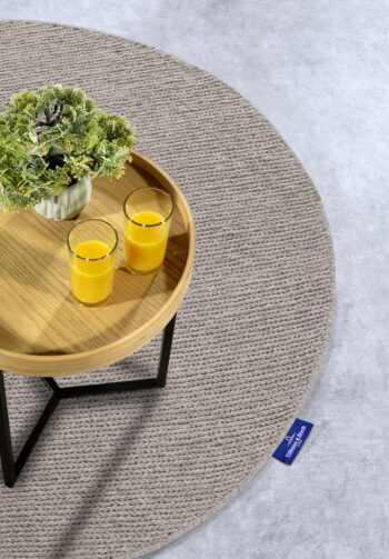 Villeroy & Boch, Kusový koberec Villeroy & Boch 106049 Beige kruh, 200x200 (priemer) kruh, béžová, obývacia izba