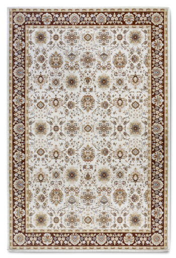 Villeroy & Boch, Kusový koberec Villeroy & Boch 106054 Cream, Brown – na von aj na doma, 160x235, hnedá, chodba / predsieň