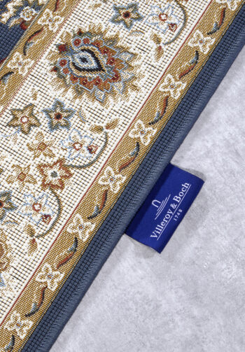 Villeroy & Boch, Kusový koberec Villeroy & Boch 106055 Blue, Cream – na von aj na doma, 120x180, modrá, chodba / predsieň