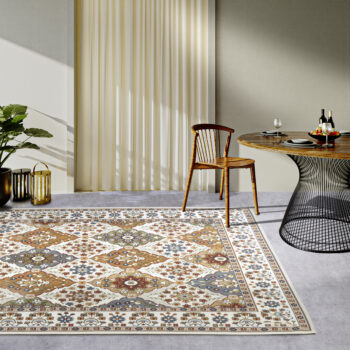 Villeroy & Boch, Kusový koberec Villeroy & Boch 106058 Cream, Multi – na von aj na doma, 120x180, viacfarebná, chodba / predsieň