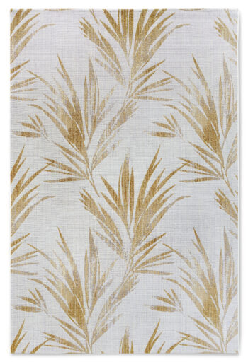 Villeroy & Boch, Kusový koberec Villeroy & Boch 106062 Cream, Gold – na von aj na doma, 120x180, žltá, chodba / predsieň