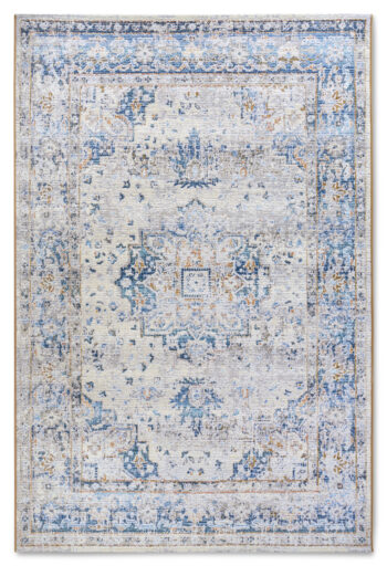 Villeroy & Boch, Kusový koberec Villeroy & Boch 106064 Cream, Blue – na von aj na doma, 120x180, modrá, chodba / predsieň