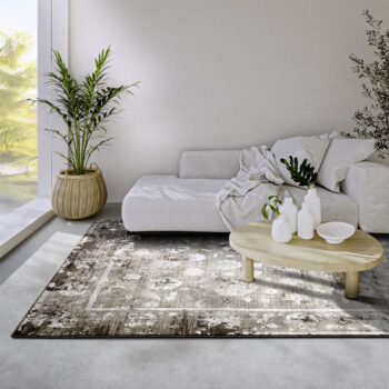 Villeroy & Boch, Kusový koberec Villeroy & Boch 106069 Brown, 115x170, hnedá, obývacia izba