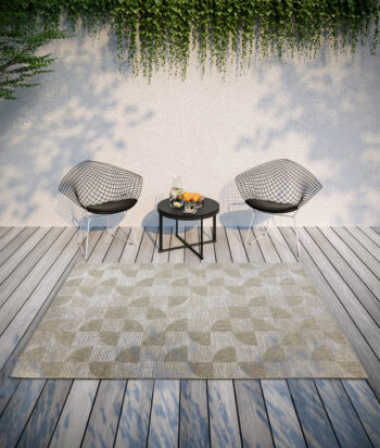 Villeroy & Boch, Kusový koberec Villeroy & Boch 106078 Brown – na von aj na doma, 190x290, hnedá, chodba / predsieň