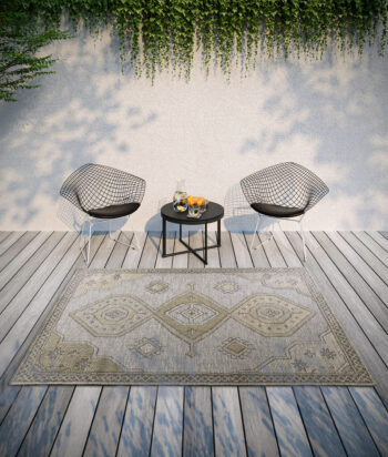 Villeroy & Boch, Kusový koberec Villeroy & Boch 106079 Brown – na von aj na doma, 190x290, hnedá, chodba / predsieň