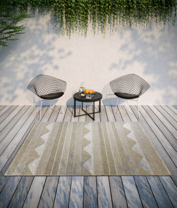 Villeroy & Boch, Kusový koberec Villeroy & Boch 106080 Brown – na von aj na doma, 190x290, hnedá, chodba / predsieň