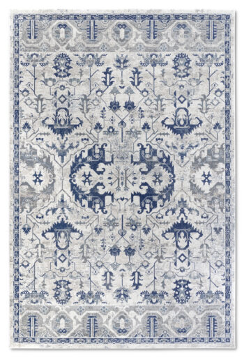 Villeroy & Boch, Kusový koberec Villeroy & Boch 106121 Cream, Blue, 120x170, modrá, obývacia izba
