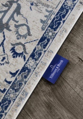 Villeroy & Boch, Kusový koberec Villeroy & Boch 106121 Cream, Blue, 200x280, modrá, obývacia izba