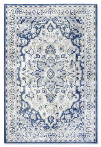 Villeroy & Boch, Kusový koberec Villeroy & Boch 106122 Cream, Blue, 200x280, modrá, obývacia izba