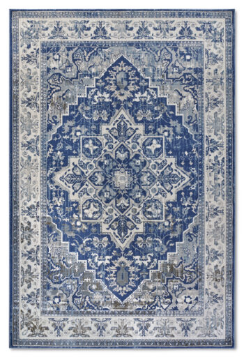 Villeroy & Boch, Kusový koberec Villeroy & Boch 106123 Blue, Cream, 160x235, modrá, obývacia izba