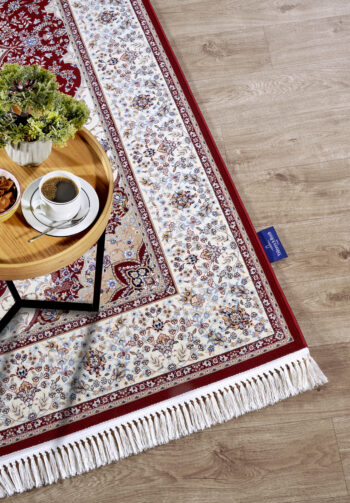 Villeroy & Boch, Kusový koberec Villeroy & Boch 106126 Red, Cream, 190x285, červená, obývacia izba