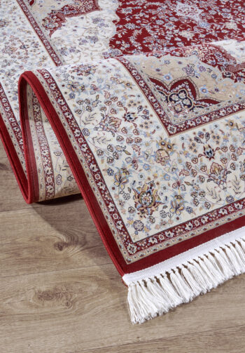 Villeroy & Boch, Kusový koberec Villeroy & Boch 106126 Red, Cream, 190x285, červená, obývacia izba